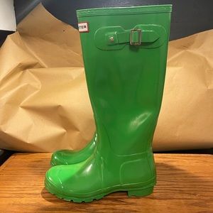 Hunter Boots-Apple Green